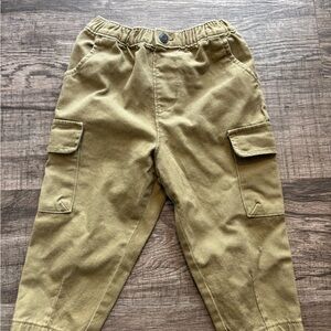 Kids Tan Cargo Pants